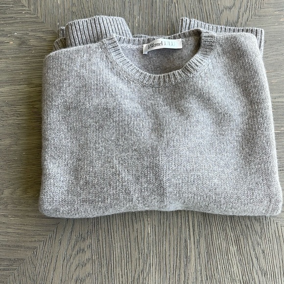 IBlameLULU- Gray Ribbed Crew Neck Sweater - Picture 7 of 7